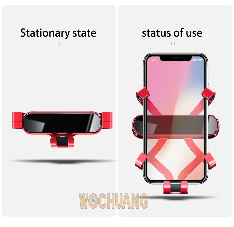 Car Phone Holder For Land Rover Range Rover Sport 2014-2022 GPS Special Gravity Navigation Mobile Bracket 360 Degree Rotating