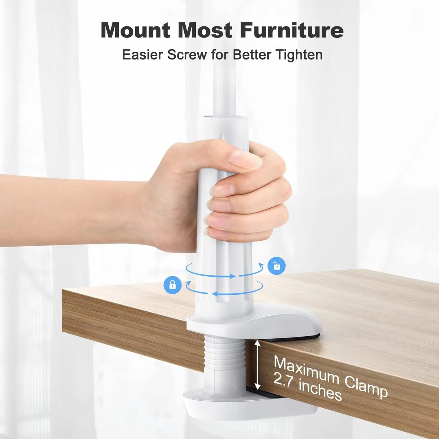 100cm 39.37" Phone Holder Stand Lazy Bracket Headrest Bed 360 Flexible Long Arms Clamp Mount For iPhone Samsung 3.5~6.7" Devices