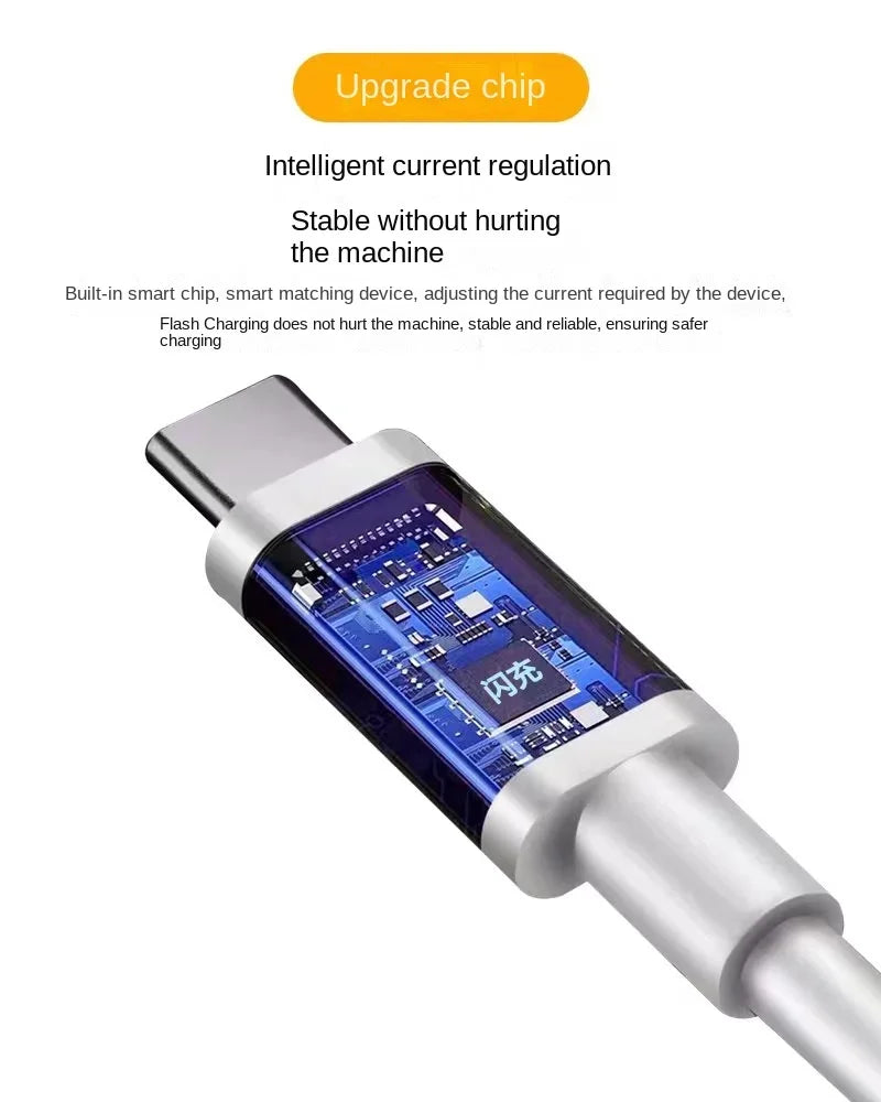 For OPPO 80W SUPERVOOC 2.0 Fast Charger Cable For Reno8 Reno9 Reno10 Pro+ K10 Find X5 X6 Pro USB Type C Cable Phone Accessories