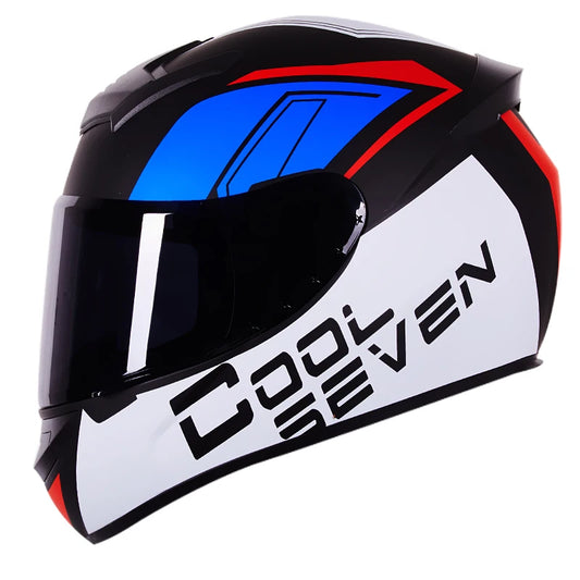 ICE.BEACON 3C certification national standard motorcycle helmet men and women winter personality safety four season rider Blueto
