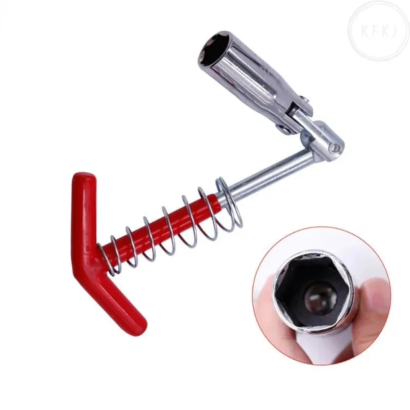 14mm/16mm/21mm Wrench 360 Degree Rotation Spark Plug Removal Tool Spark Plug Removal Socket Wrench Auto Repair Tool New