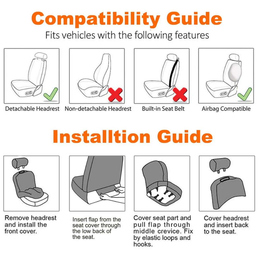 Car Seat Protector Replacement Decorating Luxury Interior Spare Parts Upholstery Auto Car Seat Covers Cars Accessories Full Set