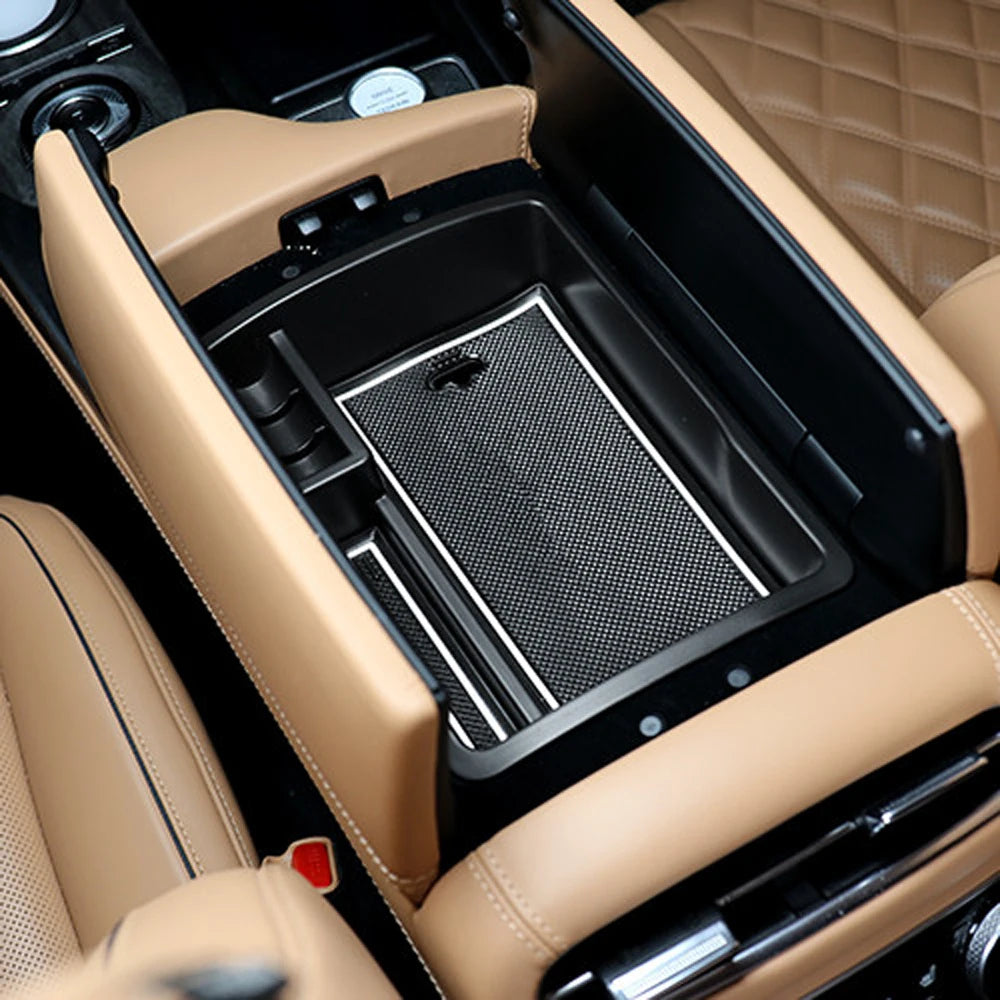 For Genesis GV80 Console Tray Multi-purpose Storage Box Organizer Automobiles Stowing Tidying
