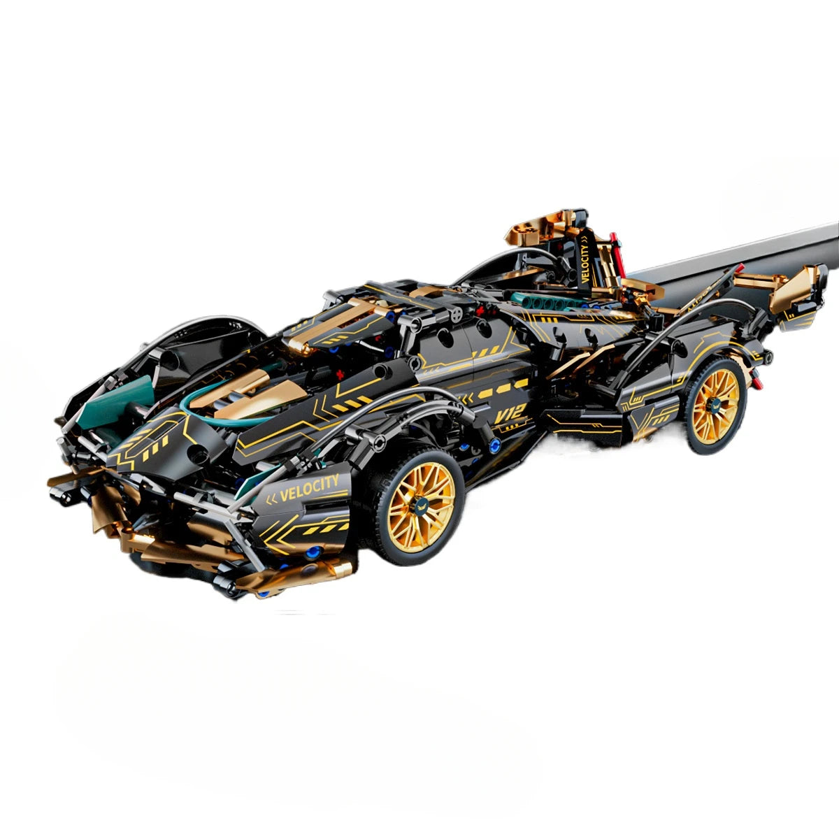 Compatible building block new sports car cyberpunk programming remote control sports car assembly model toy boy gift