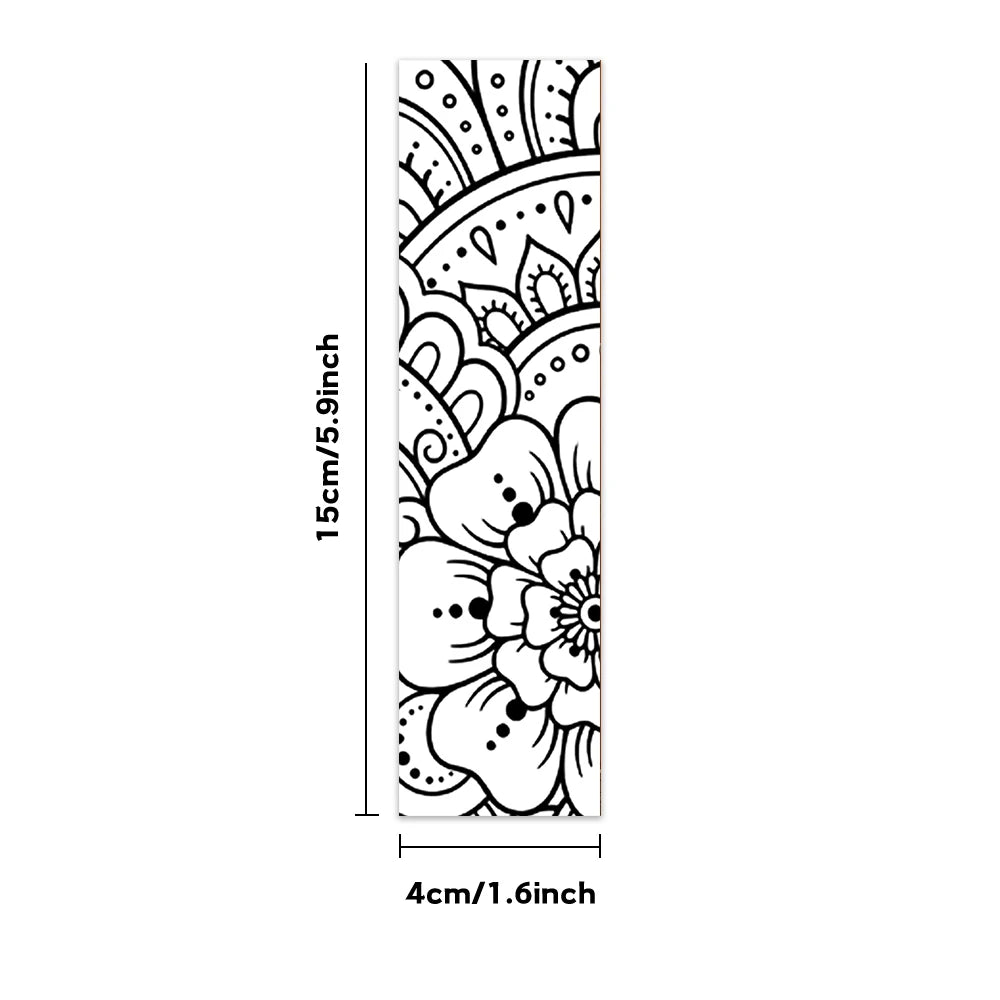 32pcs Mandala Coloring Bookmarks, suitable for Christmas and Halloween gifts. They are also great for gifting to teachers