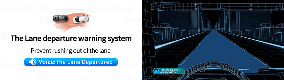 Imagebon 10.26" Wireless CarPlay & Android Auto Dash Cam ADAS 4K DVR Bluetooth Audio AUX GPS Navigation Dashboard Video Recorder