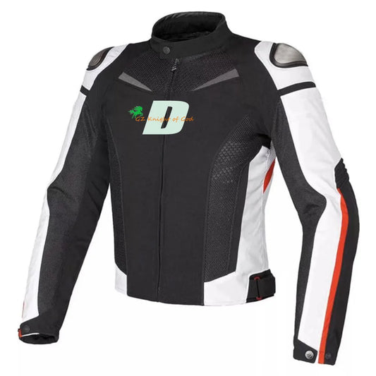 Motorcycle Jacket Men's Motorbike Mesh Jacket Four Season Breathable Speed Riding Jacket Waterproof Lining Summer racing Coat