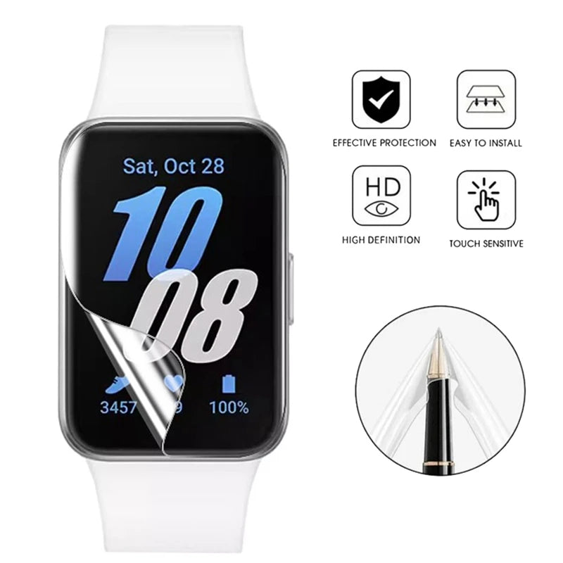 5PCS Hydrogel Film For Samsung Galaxy Fit 3 HD Screen Protector Anti-scratch Protective Film for Samsung Galaxy Fit3 Not Glass