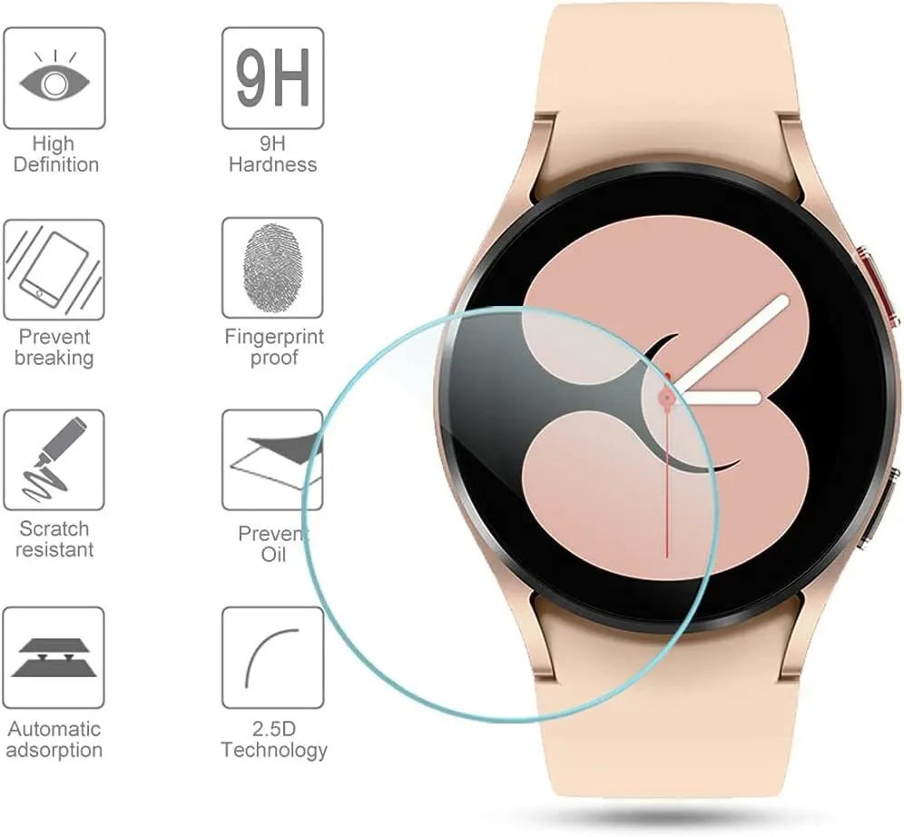 9H Tempered Glass for Samsung Galaxy Watch 4 40mm Classic Watch 3 Anti Scrach Film HD Screen Protectors
