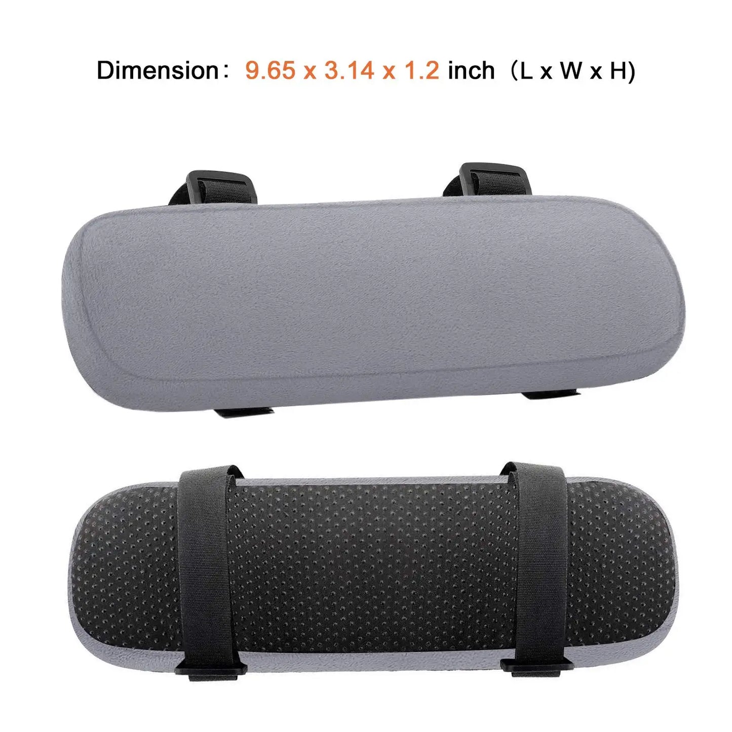 2PCS Soft Armrest Cushion Memory Foam Home/Office Chair Arm Rest Covers Computer Gaming Elbow Cushion,Removable Washable