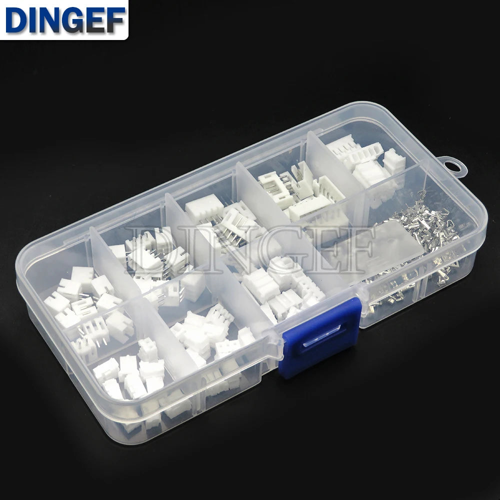 230PCS/lot PH2.0 2p 3p 4p 5 pin 2.0mm Pitch Terminal Kit Housing Pin Header JST Connector Wire Adaptor PH Kits for 3D printer