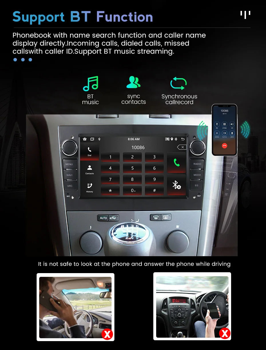 Car Radio Multimedia For Opel Astra H J 2004 Vectra Vauxhall Antara Zafira Corsa C D Vivaro Meriva Veda Wireless CarPlay Auto