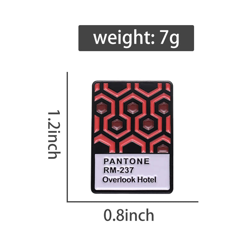 Horror Movie Enamel Pins Custom Evil Guy Killer Brooches Lapel Badges Halloween Gothic Jewelry Gift for Fn Friends