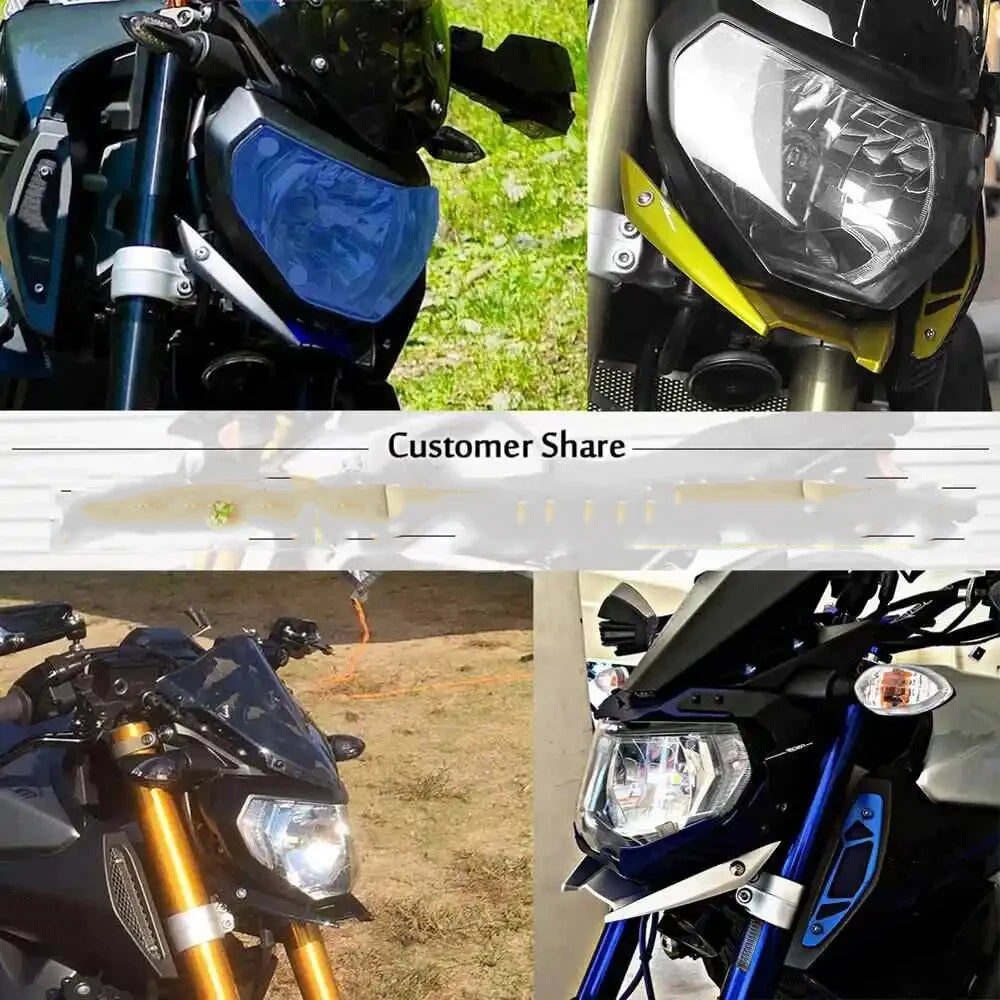 For Yamaha MT09 MT 09 Headlight Fairing Cover 2014 2015 2016 FZ09 FZ 09 Headlight Headlamp Fairing Beak Nose Cone Extension Part