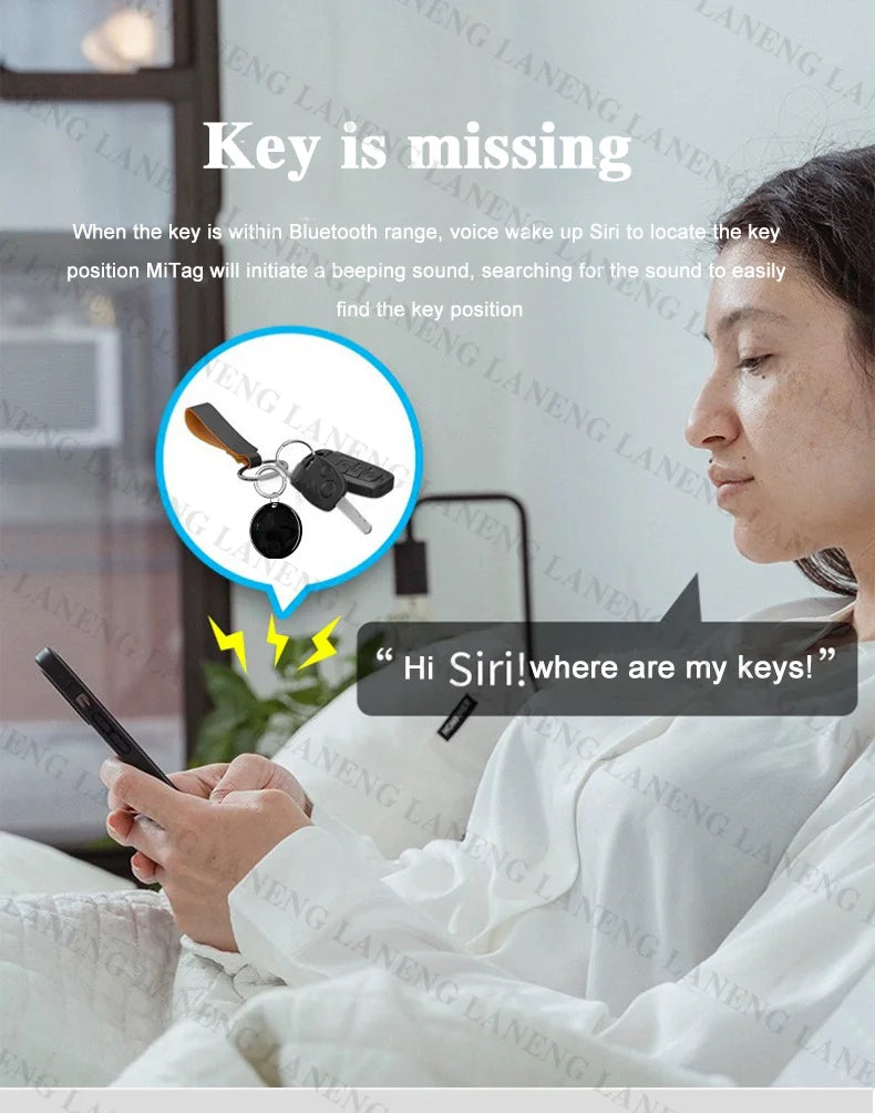 GPS IP67 MFI For Apple Tracker Smart Air Tag Child Key Pet Car Vehicle Lost Tracker Battery Life About 365 Day Bluetooth Tracker
