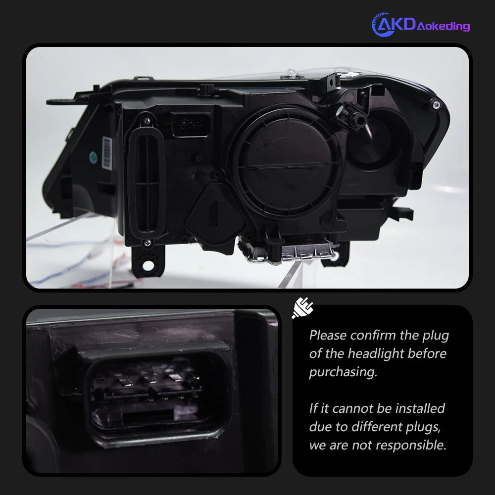 AKD Head Lamp for BMW X3 F25  LED Headlight 2010-2013 Headlights X3 DRL Turn Signal High Beam Angel Eye Projector Lens