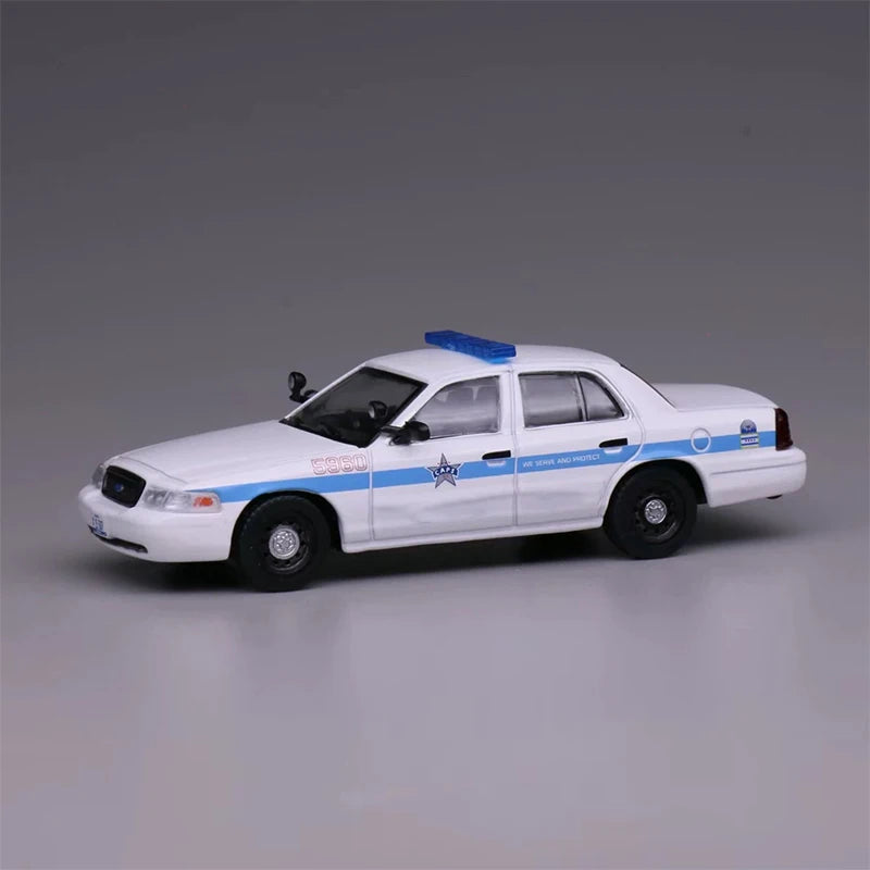 1:64 596 Scale Silver Alloy Model Diecast Metal Muscle Car Gran Torino Collection Toy Ornaments Gifts To Friends