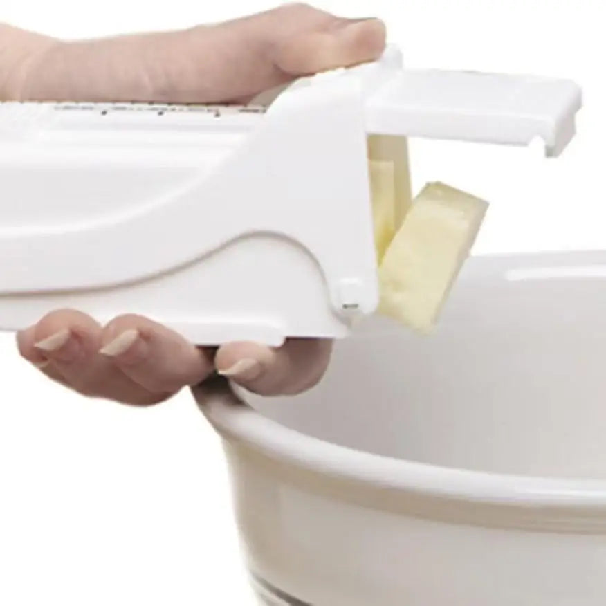 Adjustable Butter Cheese Dispenser - Stainless Steel Blade, Bread Toast Slicer, Baking Splitter Tool