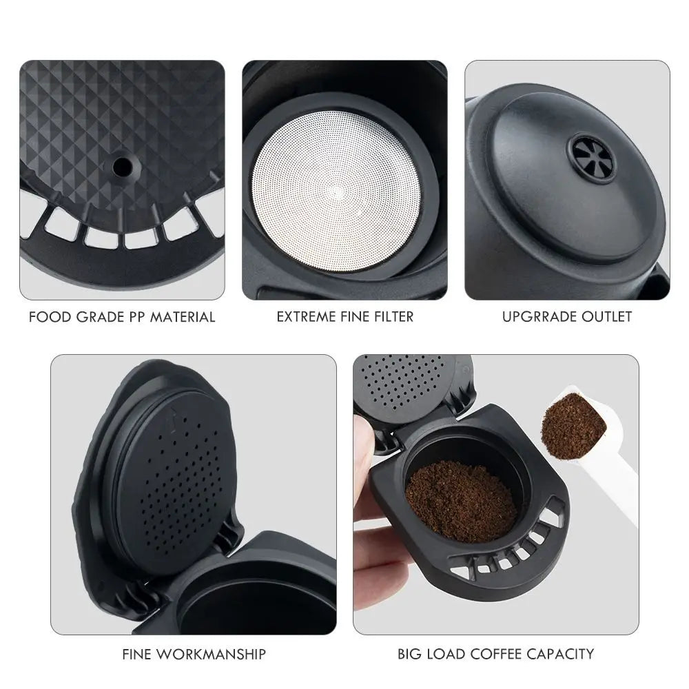 Refill Reusable Capsule Adapter For Dolce Gusto Coffee Capsule Convert Compatible With Genio S Piccolo Xs Machine Coffee Accesso