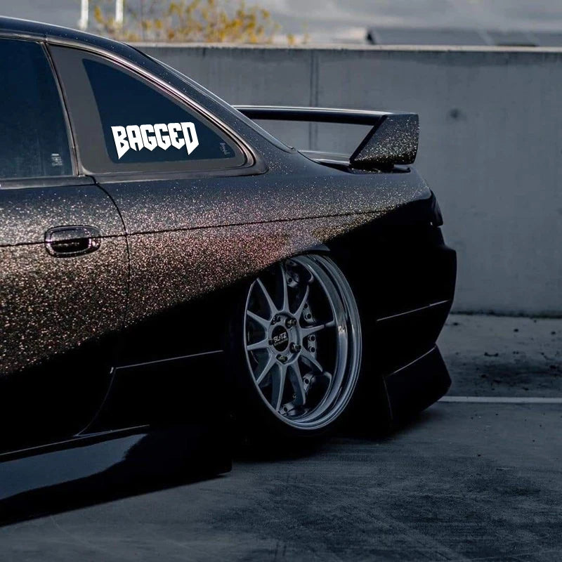 "BAGGED"decal,fashion stickers with high quality sticker for cars trucks motorcycles &laptops!For a Unique look!