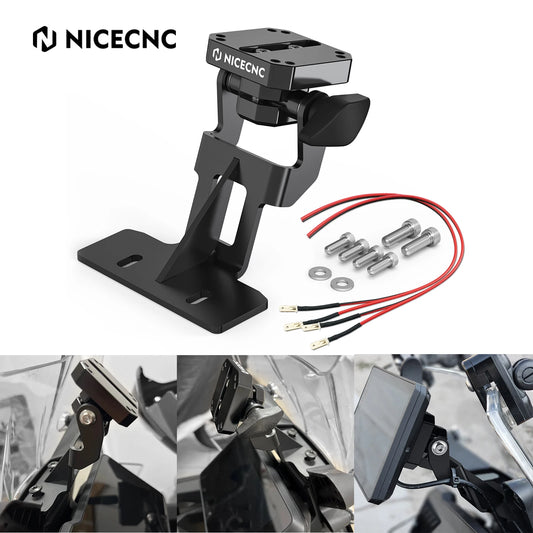 For KTM 2023-2024 890 Adventure Rally R S Motorcycle Rotatable Adjustable GPS Phone Mount Bracket Adventure 890 R S AMPS Mount