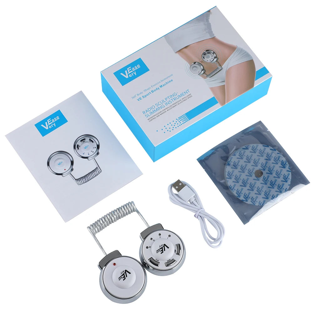 VE Sports Body Apparatus Shaping Slimming Fitness Liposuction Machine Belly Arm Leg Fat Burner Body Massager Fat Burning Pads