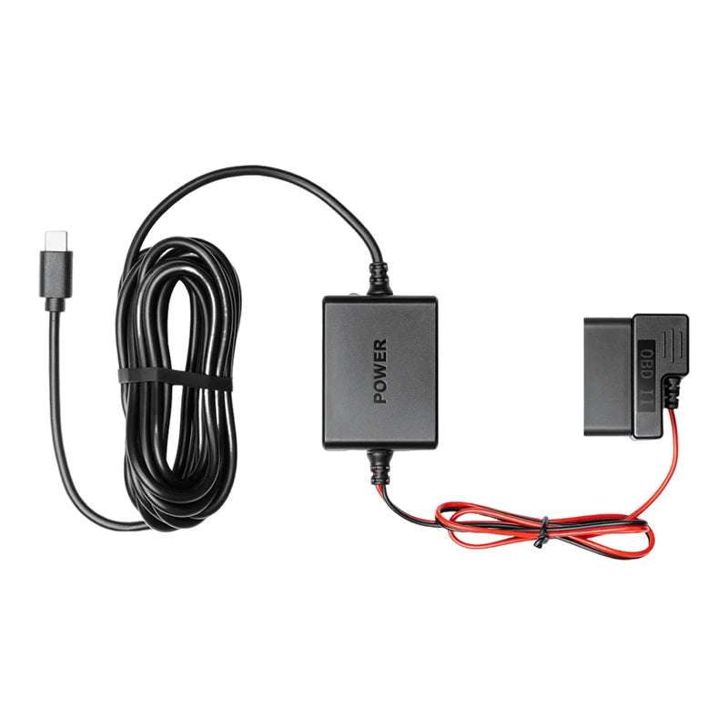 70mai Dash Cam Hardwire Kit OBD-II &  Adjustable Hardwire Kit UP06 for Car DVR Type-C Interface Plug-and-Play Parking Model