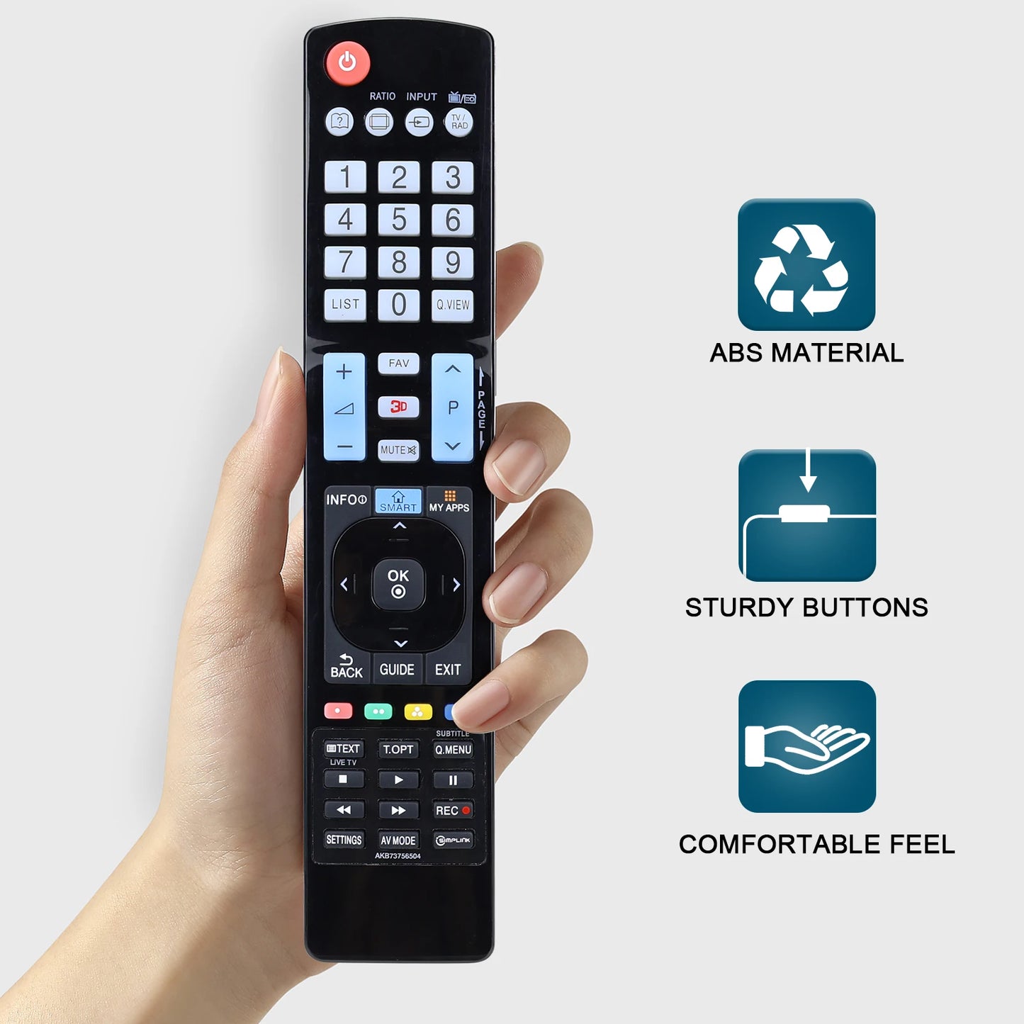 Smart Tv Remote Controller for Tv 60La620S Akb 73756504   32Lm620T Akb 73275618   Akb 73756502   Akb 74475401 , Akb 74475433 , Akb 73975702