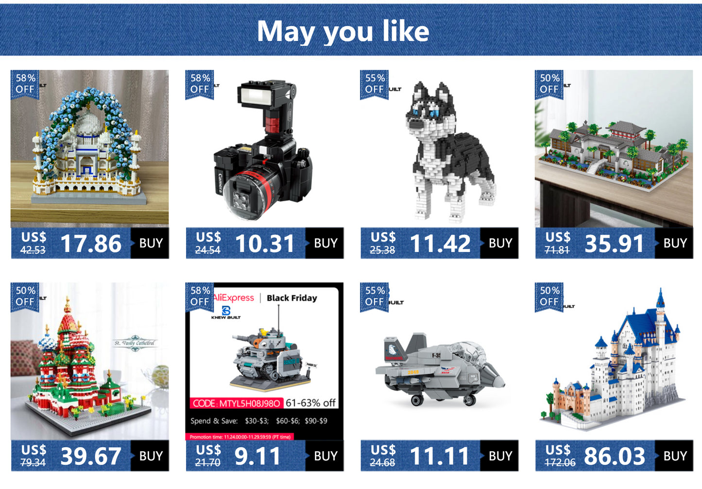 KNEW BUILT Gift Pink Castle Model Kits Toys Microblock Building Blocks for Adults Princess Kids Castles Architecture Set Bricks