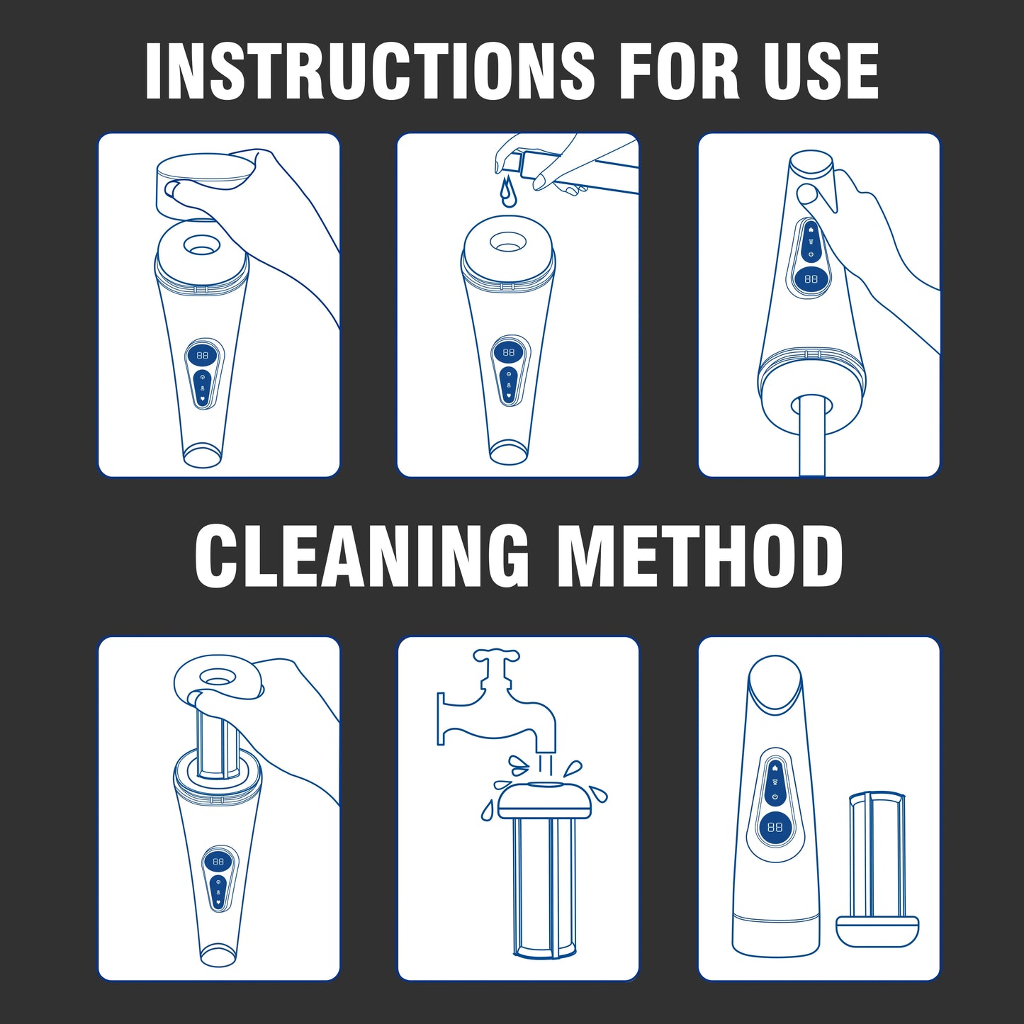 Automatic Sucking Male Masturbator Sex Toys for Men Heating Vibrating LCD Display Penis Pump Blowjob Male Adult Masturbators