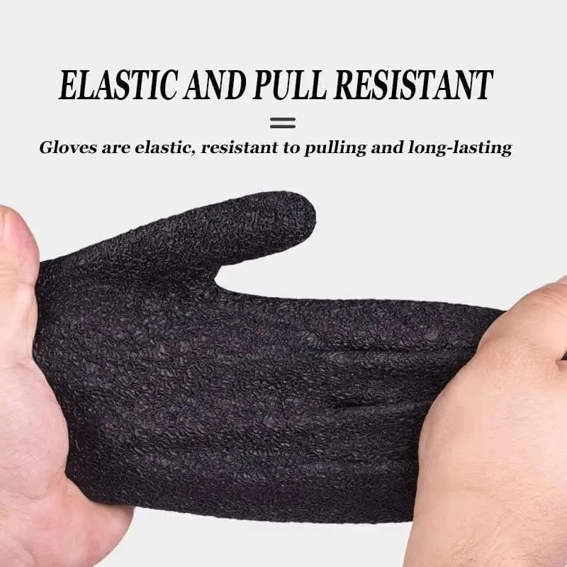 1PC Fishing Anti Slip Gloves Magnetic Buckle Pendant Hand Guard to Prevent Stabbing Fishing Protective Gear Waterproof Gloves