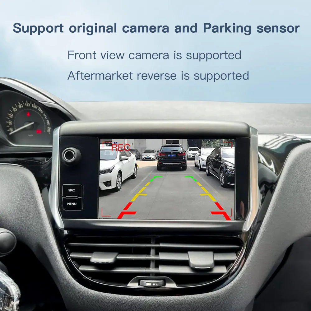 CARABC Wireless  Carplay Android Auto For Peugeot&Citroen SMEG&MRN NAC 208 308 508 3008&C4 DS3 DS5 Support Reverse Camera