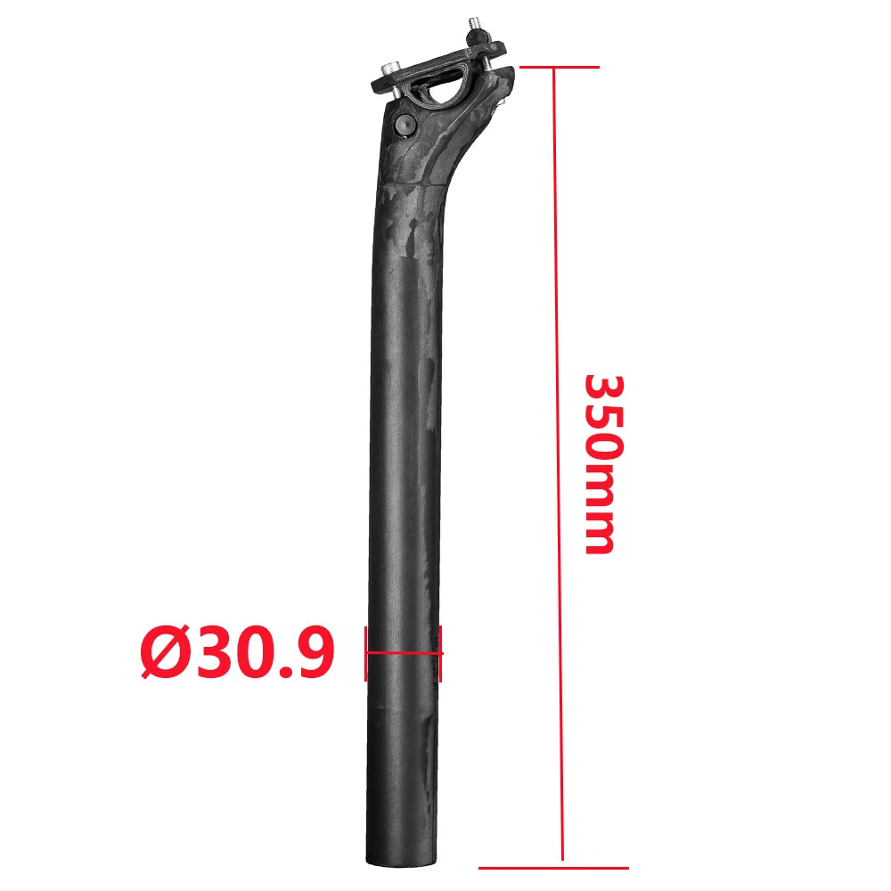Elitaone Carbon seatpost 27.2 30.9 31.6mm Offset 20mm MTB /Road Bike UD Bare Carbon Seat Tube Bicycle Accessorie