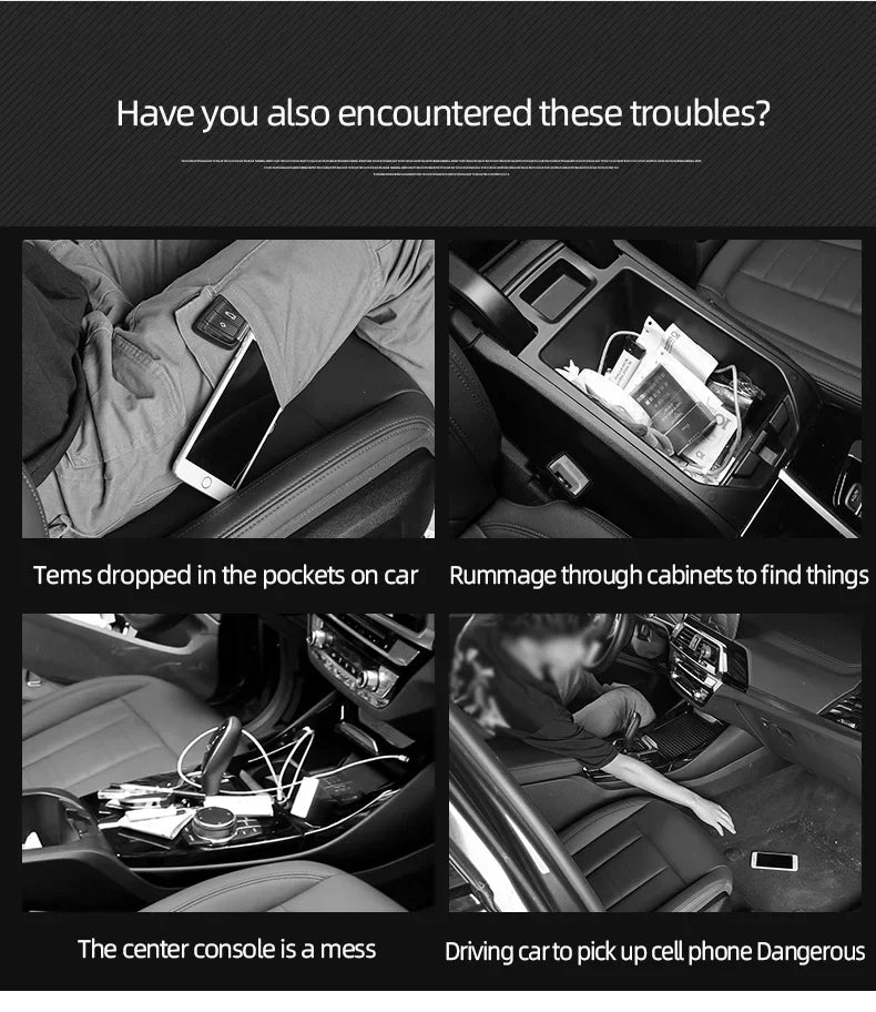 For ZEEKR 001 Car Center Control Storage Box Alcantara Storage Box Shelf Armrest Box Interior Car Supplies Stowing Tidying