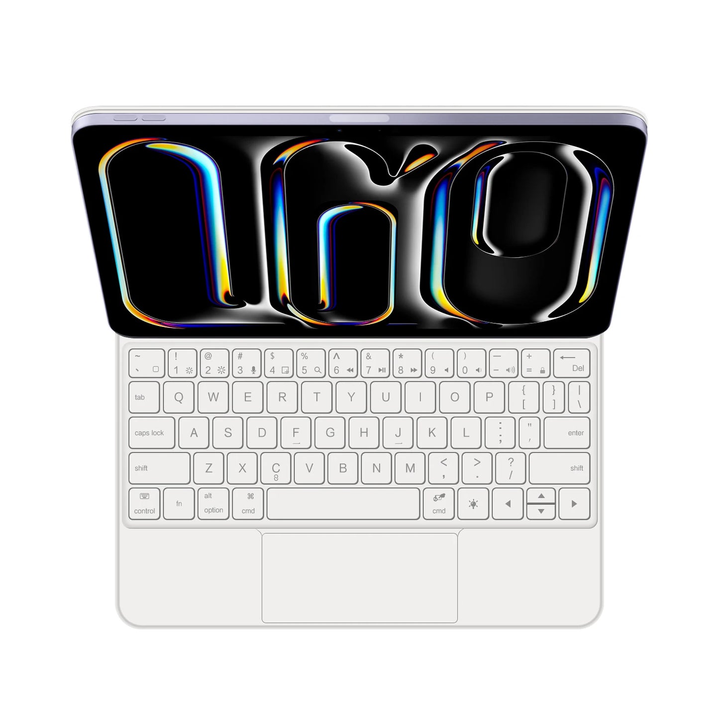 AJIUYU Magic Keyboard Folio For iPad Pro 11 inch (M4) 2024 A2836 A2837 Smart Magnetic Case Multi-touch Backlight Keyboard Cover