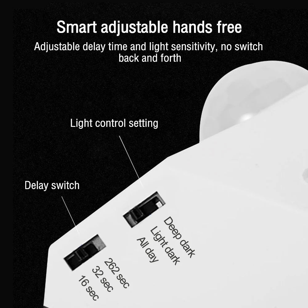 Smart 85V-265V PIR Induction Infrared Motion Sensor E27 LED lamp Base Holder With light Control Switch Bulb Socket Adapter
