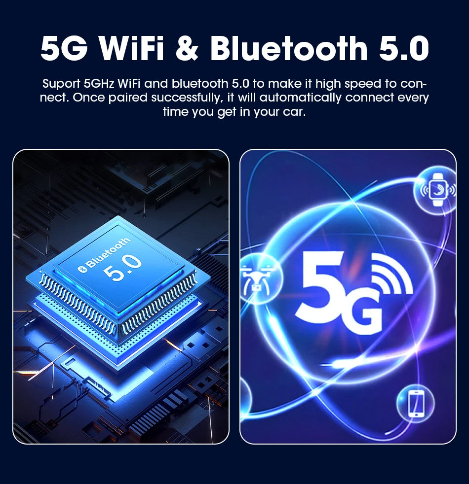 JMCQ 2024 Hot Wireless CarPlay Box Android Auto Adapt For Wired CarPlay Display To Wireless Smart Box Linux System OEM Upgrade