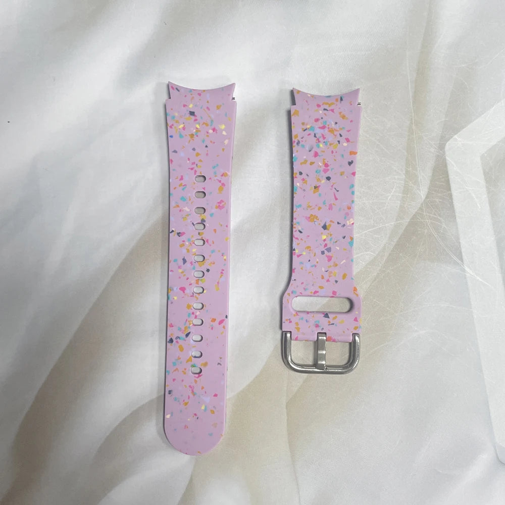 Silicone Strap For Samsung Galaxy Watch 6/6 Classic Eco-friendly Watchband for Galaxy Watch 4 5 6 7 FE