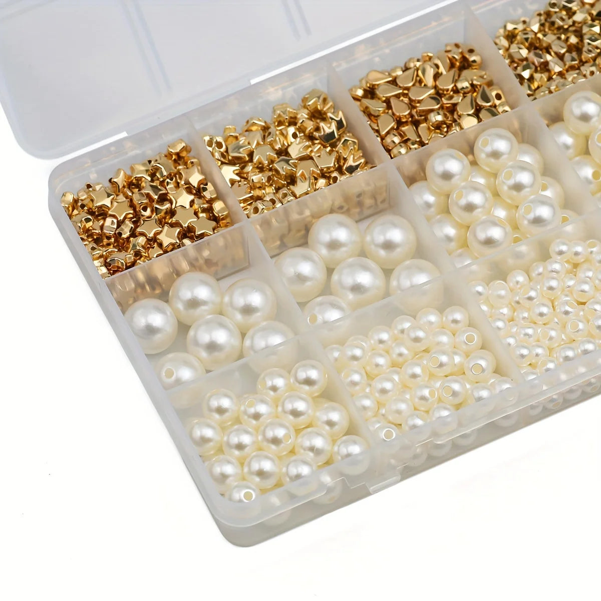 1240PCS 10*17CM CCB Imitation Pearl Acrylic Spacer Loose Beads DIY kit Box For Bracelet  Necklace Jewelry Making Accessories