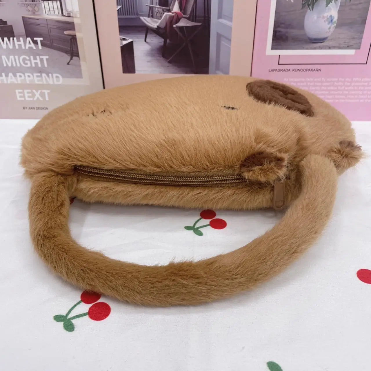 NEW Kawaii Plushie Doll Capybara Plush Backpack Handbag Children's Bag Toy Shoulder Bag Mini Knapsack Bags Gifts For Girlfriend
