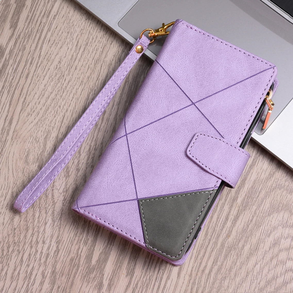 Flip Leather Case For XiaoMi 14T 13T 12T 11T 11 Lite Redmi Note 15 14 13 11S 12 Pro Plus Zipper Card Slot Wallet Bag Cover