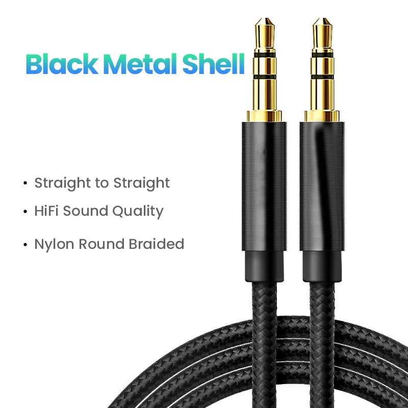 Aux Cable Speaker Cable 3.5mm Audio Cable for Car Headphone Audio 3.5mm Jack Speaker for JBL Headphones Samsung Xiaomi AUX Cord