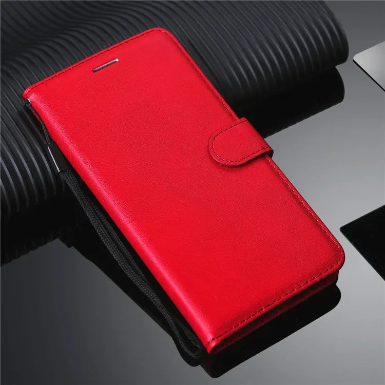 Leather Flip Phone Case For Samsung Galaxy Note 8 9 10 Plus 20 Ultra M35 M55 M54 M53 M52 M33 M31S M32 M23 M10 M62 Wallet Cover
