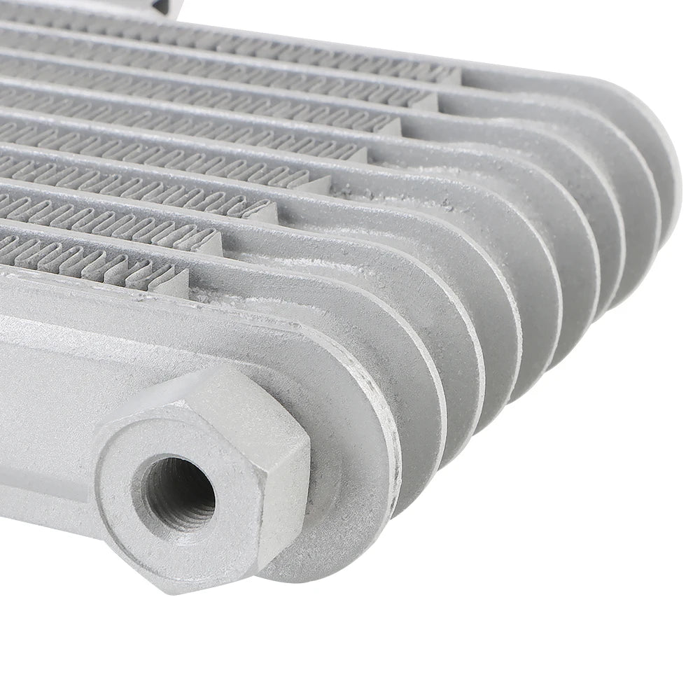 Moto ATV Modification Aluminum Alloy Cooling System Motorcycle Radiator Condenser 8 Row Engine Oil Cooler Transmission Radiator