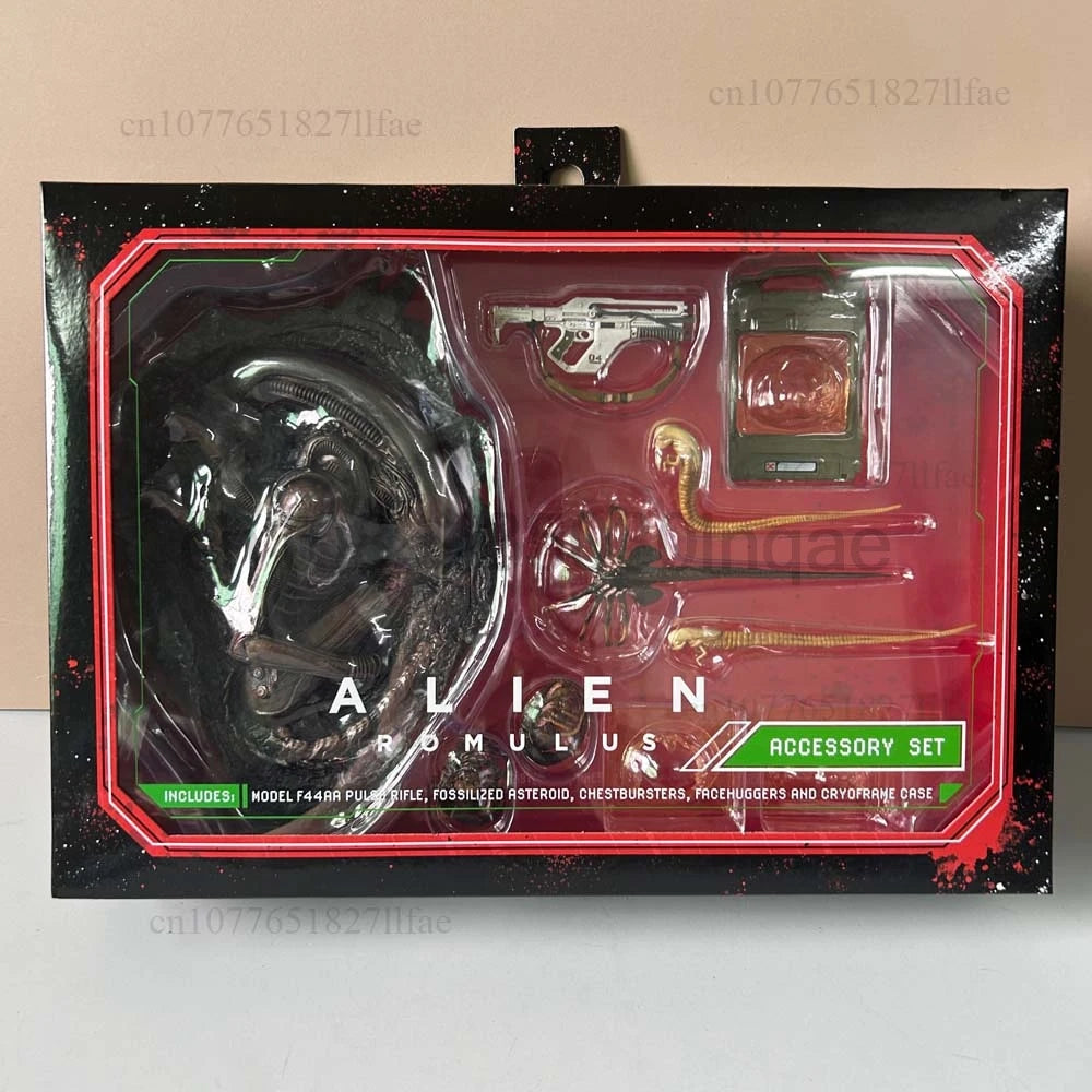 NECA The ALIEN Romulus Facehugger Ultimate Scorched Xenomorph and Accessory Set Action Figure Model Toy Room Decor Child Present
