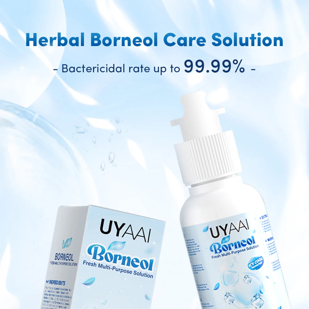 Brand New Contact Lenses Solution Nursing Borneol 60ml for Eyes Contact Lenses Water Pupil Cleaning Health Care Lenses Solution