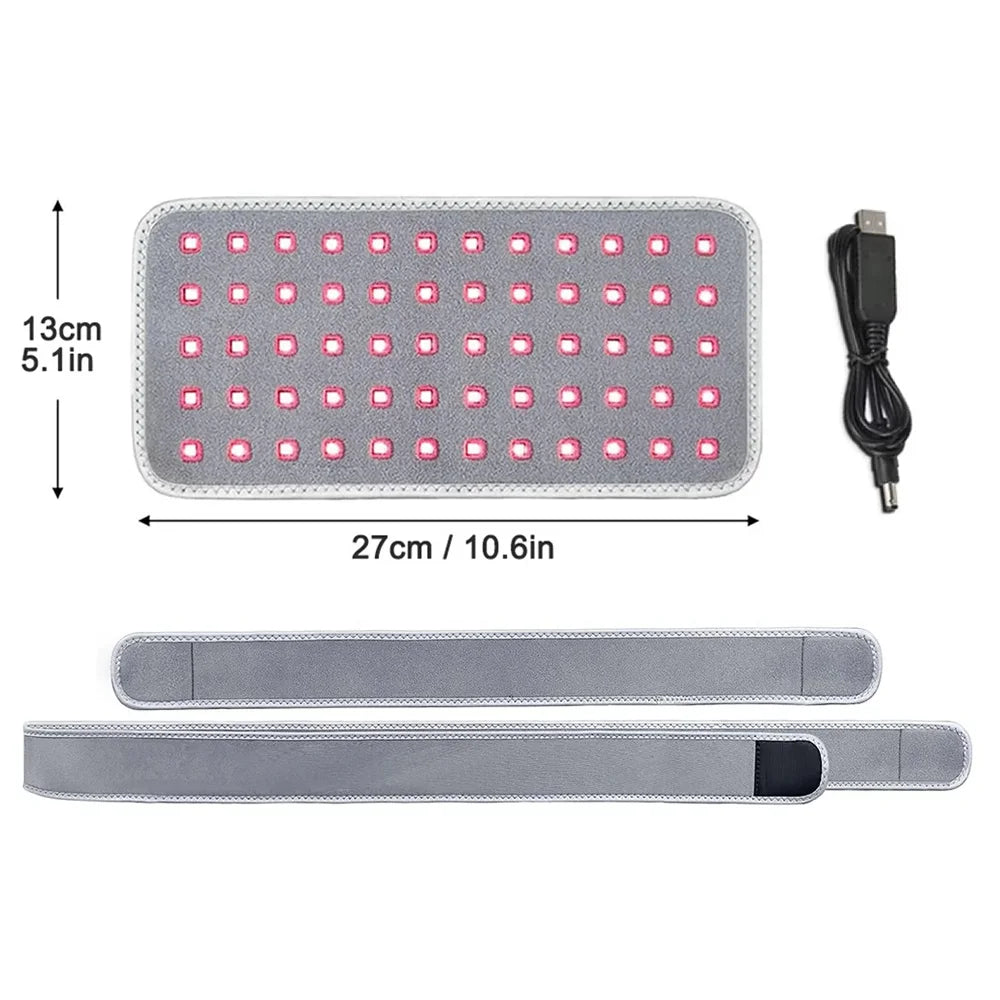 ZONGKUNG Red Light Infrared Therapy Device for Recovery Muscle Pain Fat Loss 850nm 660nm Light Wave for Neck Waist Knee Arm Belt