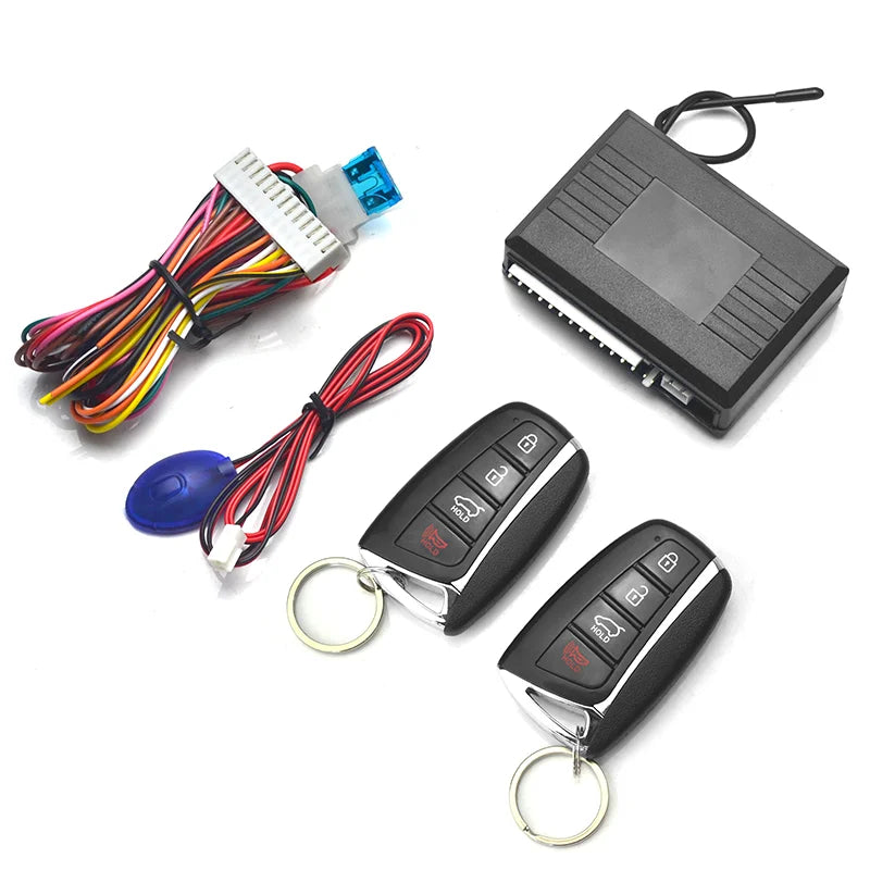 12V Universal Car Auto Remote Central Locking System with 2 Remote Controls Keyless Entry System Remote operation