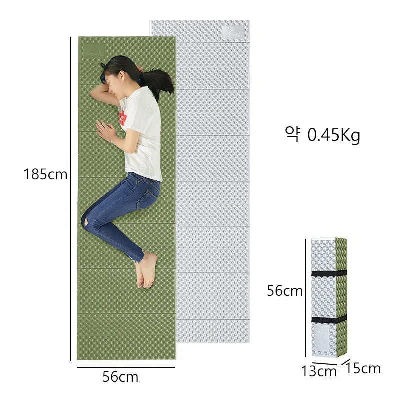Naturehike Camping Mat Ultralight Folding Aluminum Film Moisture Sleeping Pad Outdoor Portable Picnic Bed Seat Hiking Mattress