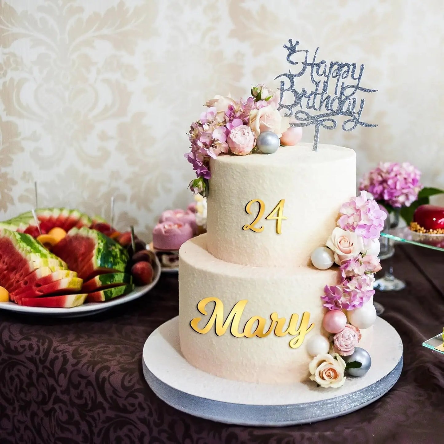 Acrylic Numbers For Cake 0-9 Numbers Happy Birthday Cake Topper Acrylic Cake Numbers Topper Gold Acrylic Happy Birthday Cake